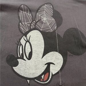 True Vintage brand Minnie Mouse Halloween Tee - Black and White